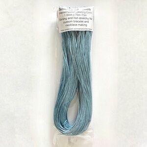 As Low As $2 A Skein of 1mm Light Denim Blue Waxed Cotton Cord 70m - 75m